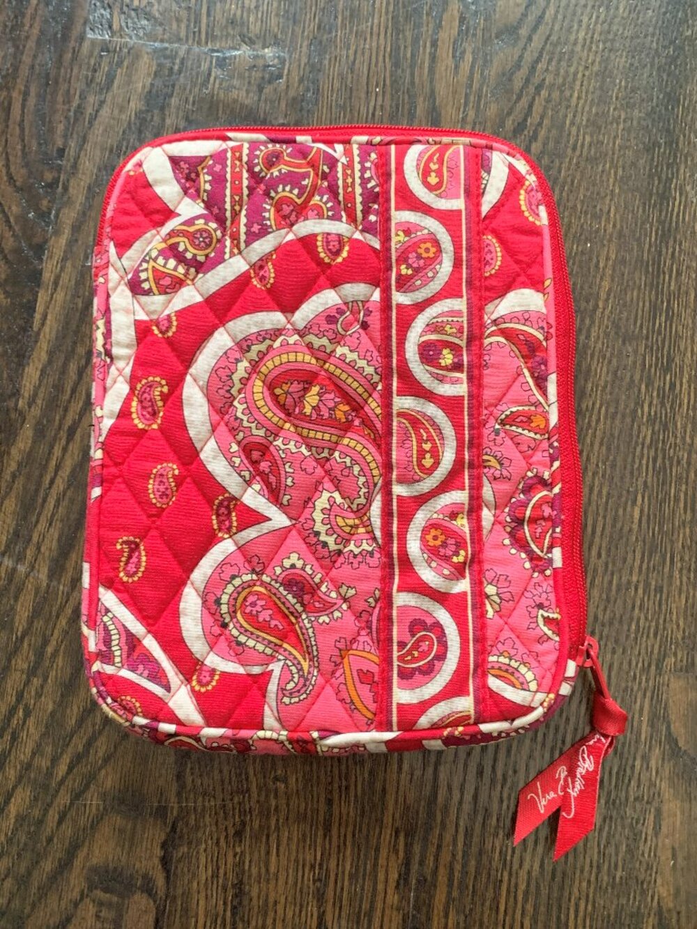 Vera Bradley Travel case/Makeup Pouch Rosy Poseys